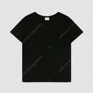 식스앤어하프 CREW NECK TEE - BLACK S사이즈