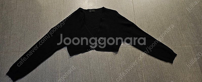 세컨스킨 여름 니트볼레로 가디건--1