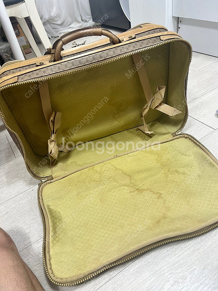 구찌 빈티지 GG 패턴 여행 가방 (정품) 희귀 옛날에...--5