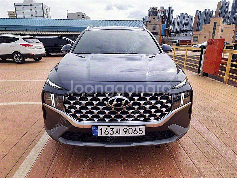 싼타페 중고차 더 뉴 싼타페 하이브리드 중고 파란색 2022년식 65,789km 1.6 2WD 프레스티지 중고차다이...--4