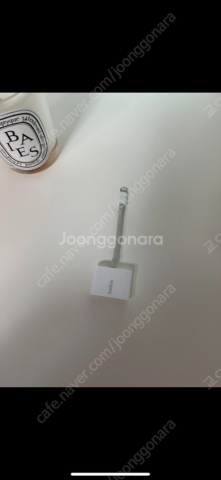 벨킨 라이트닝 젠더 F8J198 모델입니다--0