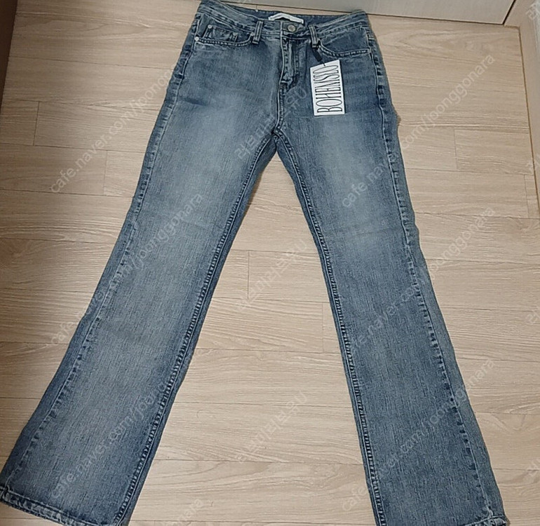 [품절새상품] 보헤미안서울 세미 부츠컷 데님 팬츠 레인블루 m--3