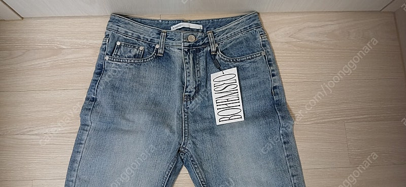 [품절새상품] 보헤미안서울 세미 부츠컷 데님 팬츠 레인블루 m--4