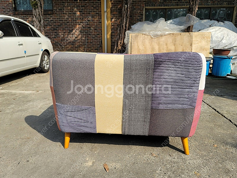 씨씨브랜드 몬드리안풍 패치 패브릭 소파세트 1인용 2인...--6