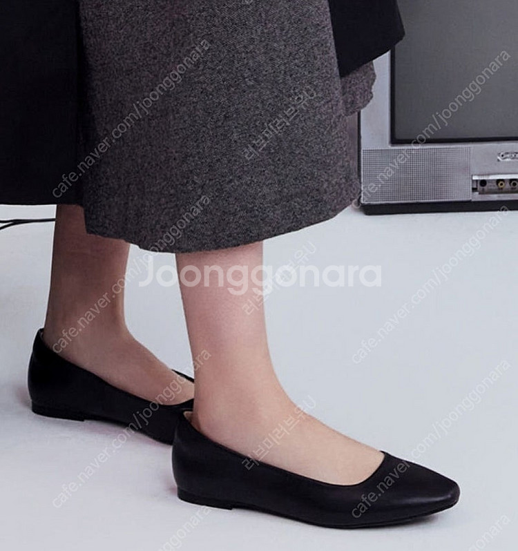 [정품] 면접 정장 슈펜 스퀘어 데일리 플랫슈즈 단화 ...--0