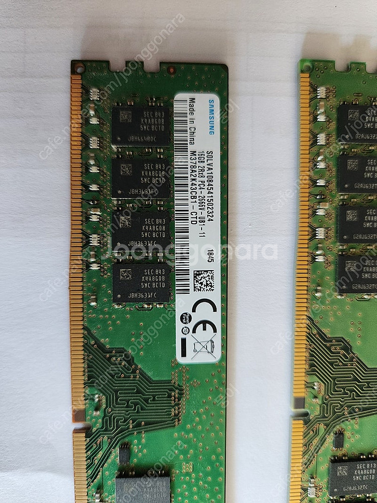 램 Ram 삼성 16GB 2RX8 PC4-2666V-U...--1