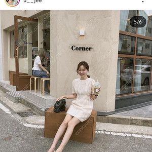 페이지유 아이보리 퍼프 미니 원피스 썸제이 프레쉬라벨 라밤바룸