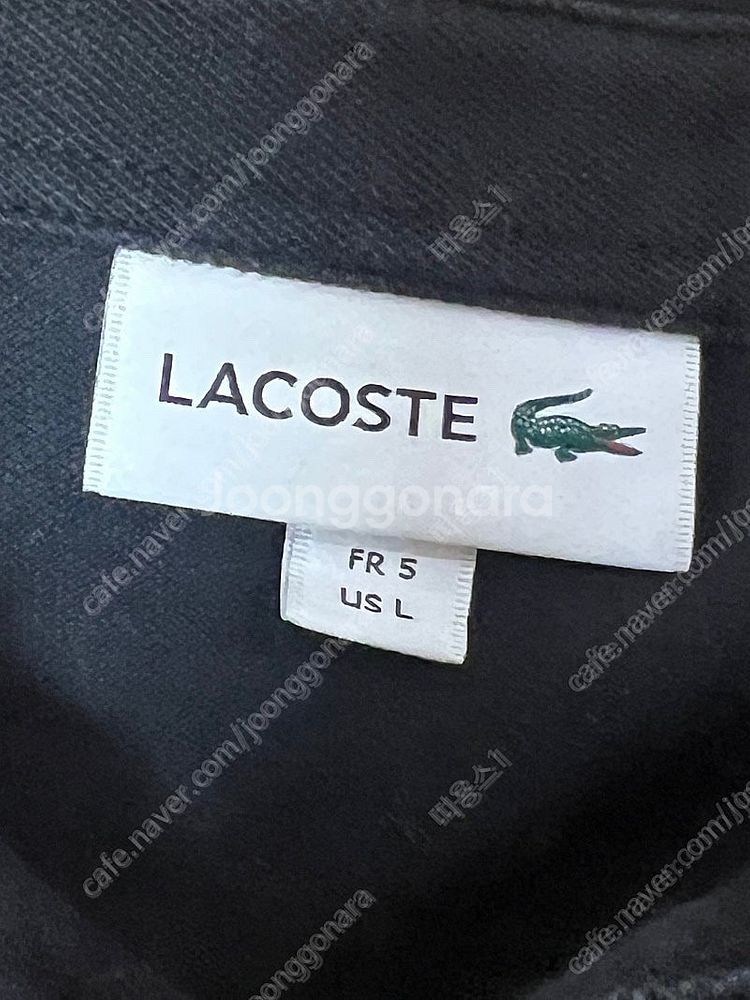 라코스테 파리폴로 블랙 5사이즈--2