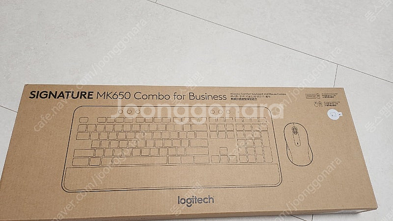 로지텍 mk650 화이트 한국 정품 새상품 판매합니다.--0