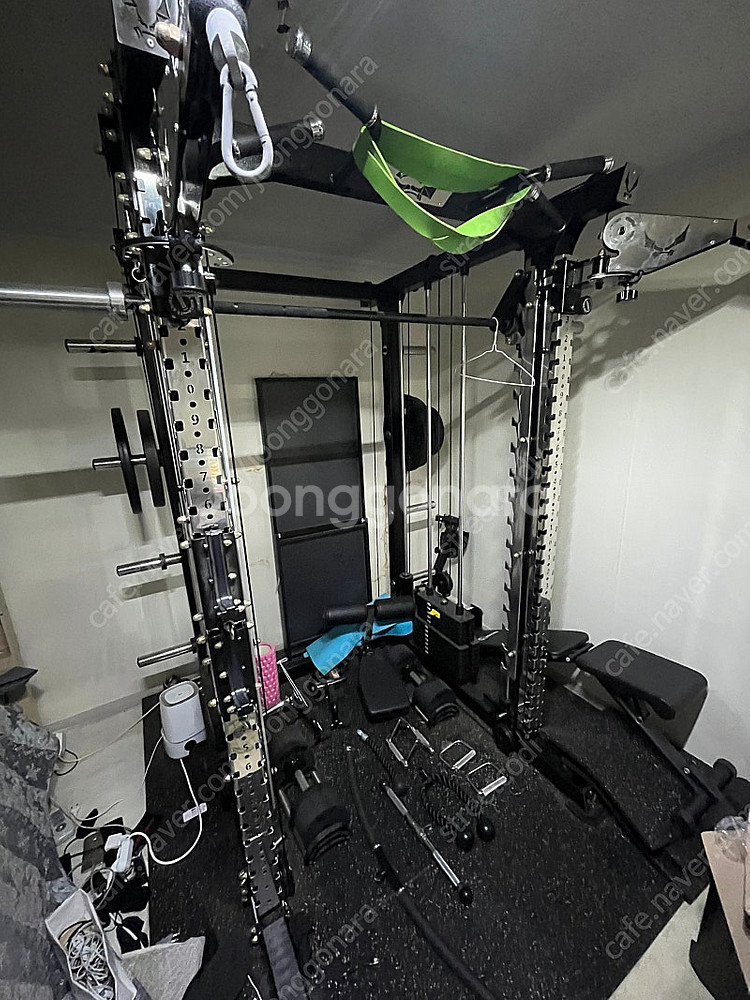 블랙뱃 A-1 2D 하프+스미스랙+누오덤벨+원판총75k...--3