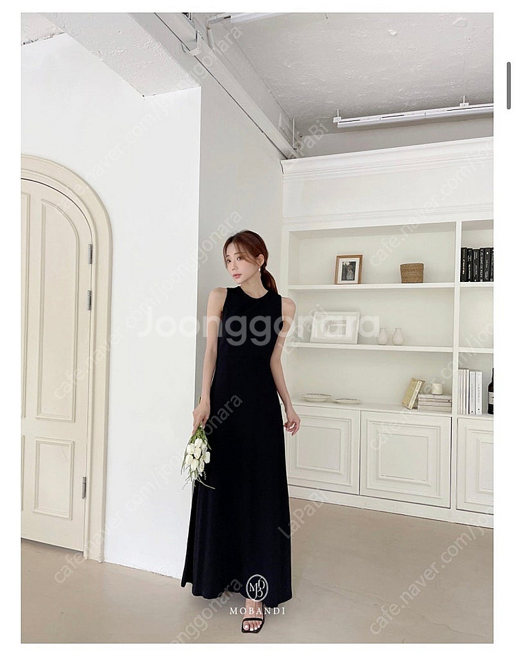 모반디 블랙 드레스 (웨딩 스냅 촬영용 드레스)--1