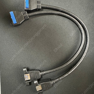 USB 3.0 19핀 헤더 케이블 2개 팝니다.