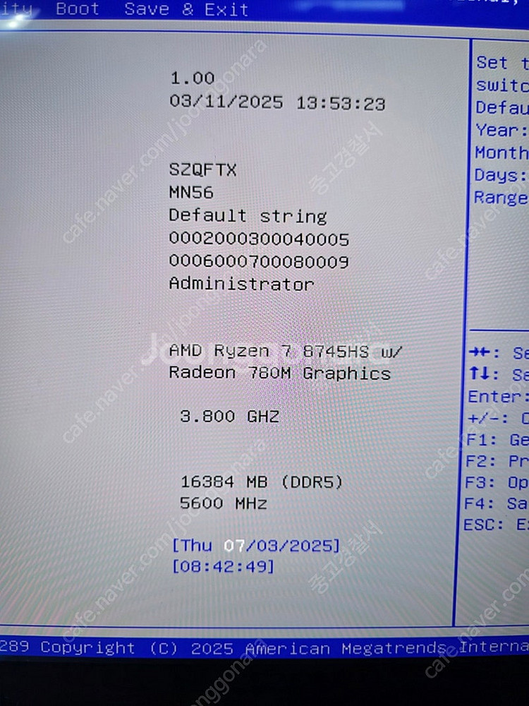 미니PC FIREBAT MN56 8745HS--2