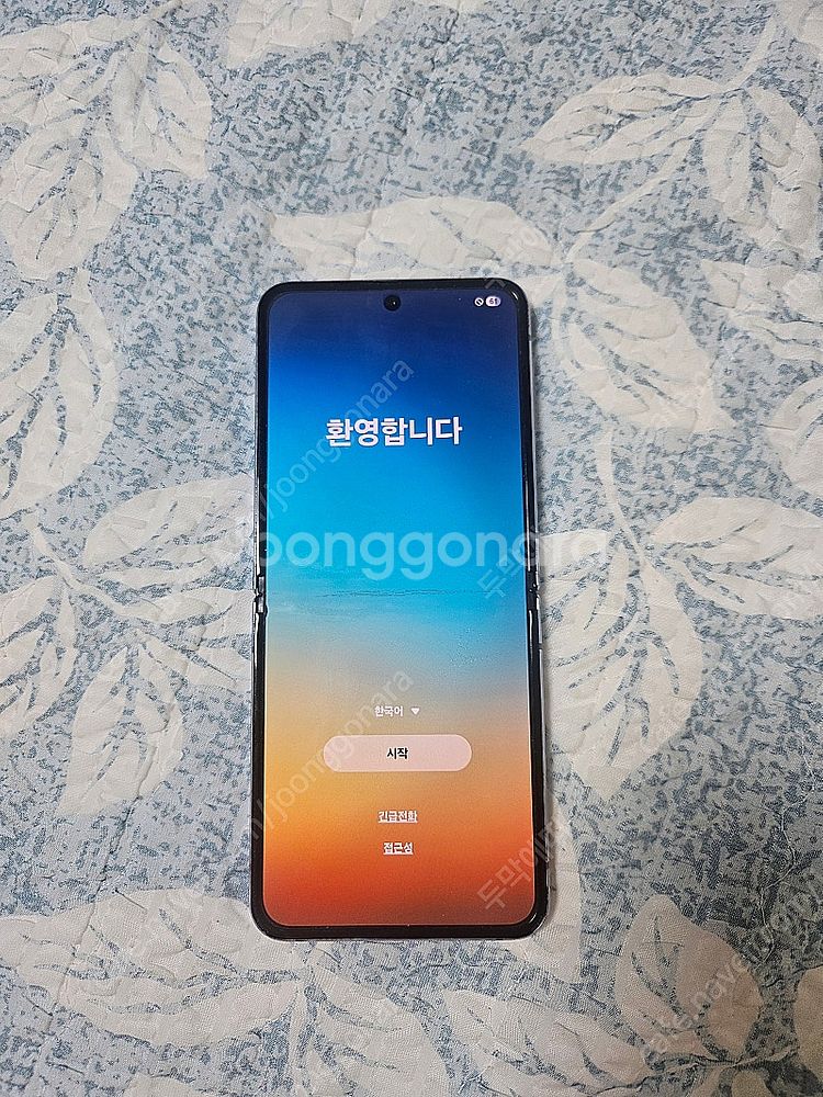 갤럭시 z플립4 256g 퍼플 sk공기기 단말기 중고 ...--2