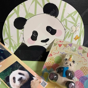 에버랜드 푸바오 생일 피규어 냉장고 마그넷