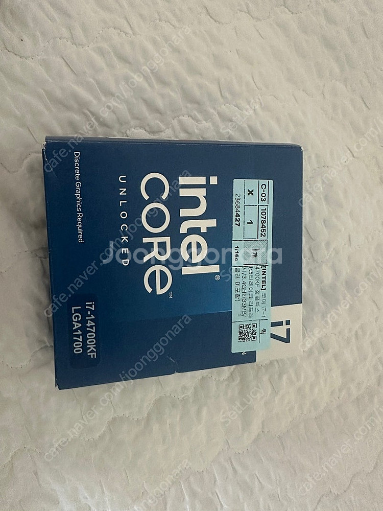 인텔 i7 - 14700kf 팝니다--1