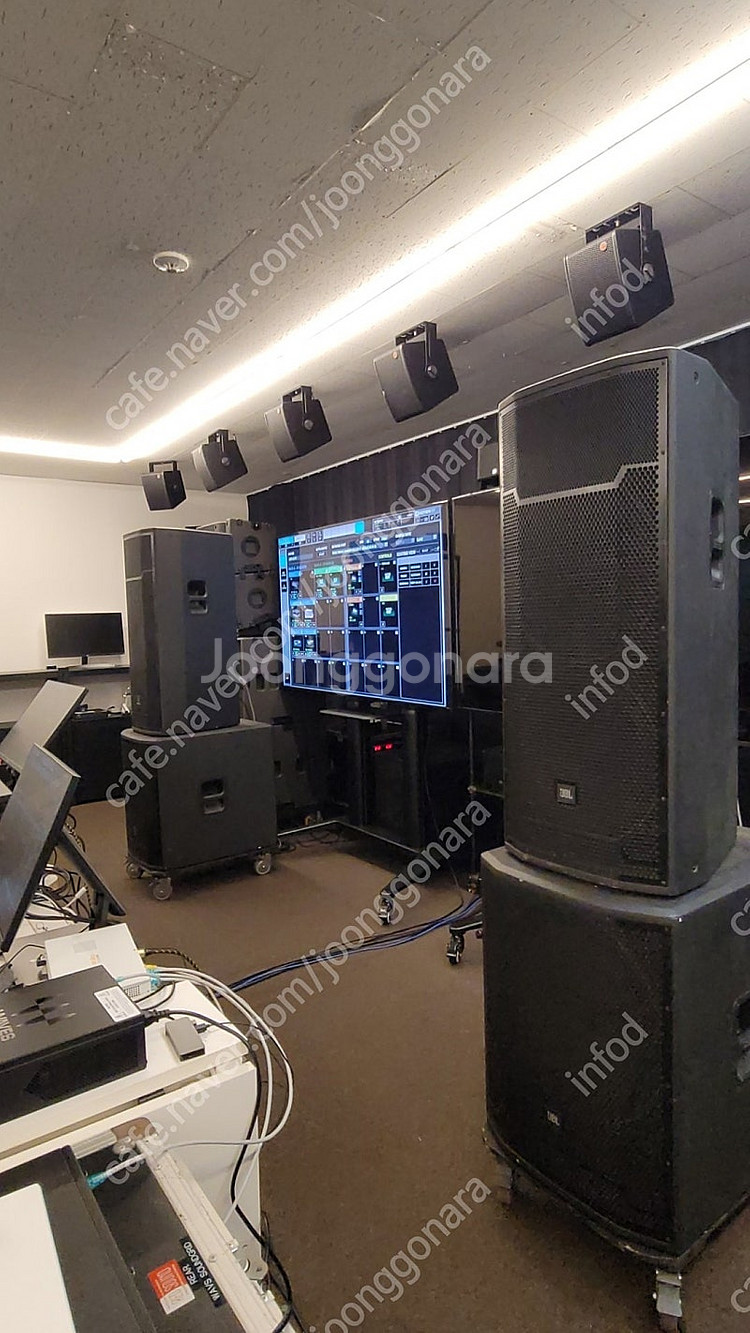 jbl 행사용 스피커 prx718xlf prx725--0