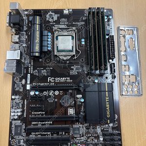i7 4790, 기가바이트 H87-HD3 메인보드 메모리 16기가 세트