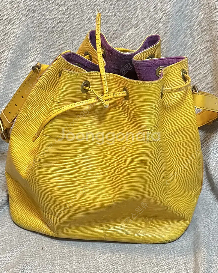[정품] 루이비통 에삐 버킷백 옐로우 노랑 미디움 mm...--0