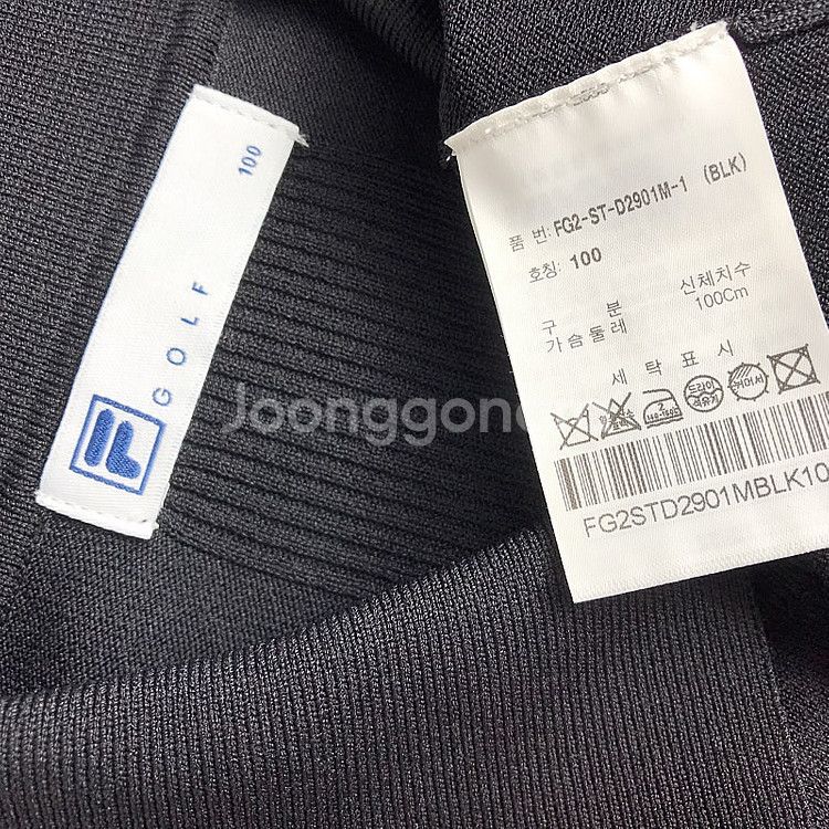휠라 필라 골프 반팔 니트 카라티셔츠 남성100 판매합...--7