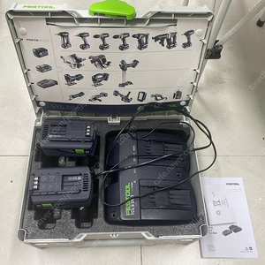 페스툴 에너지세트 SYS 18V 2x5.0/TCL 6 DUO(거의새것입니다.)