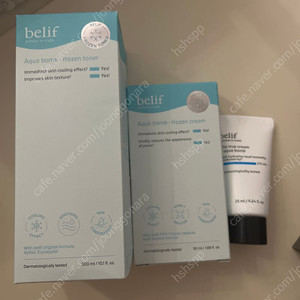 빌리프 아쿠아밤 프로즌토너, 프로즌크림