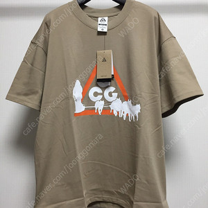 <새상품> 나이키 ACG 도그트레인 반팔 티셔츠 카키컬러 L(100) 저렴하게 판매합니다.