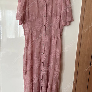 일러스트리스 일루전 시스루 핑크 로브 원피스 휴양지 결혼식 여행룩