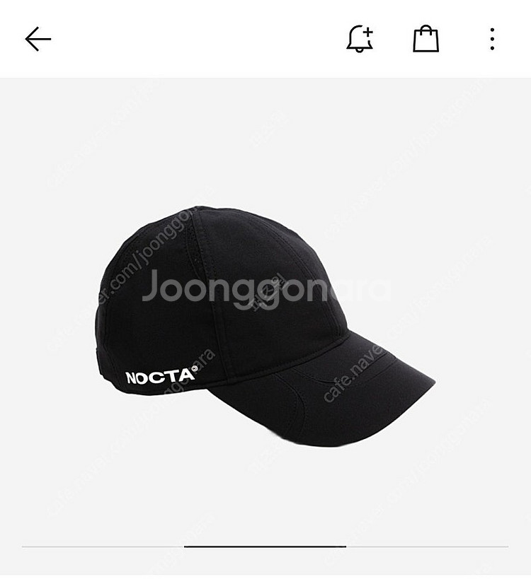 나이키 x 드레이크 녹타 클럽 캡 블랙 모자 FV554...--5