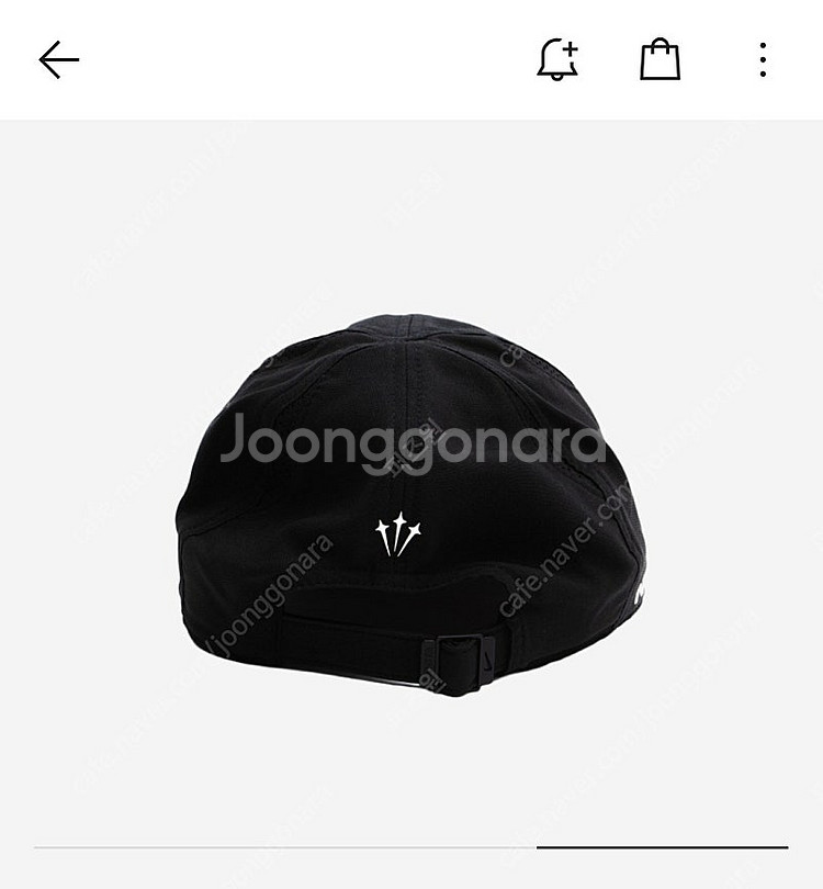 나이키 x 드레이크 녹타 클럽 캡 블랙 모자 FV554...--6