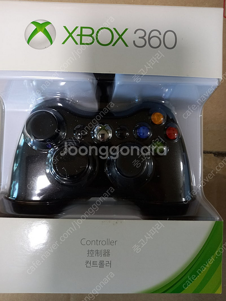 [단순개봉] XBOX 360 정품 유선 패드 3만6천원--0