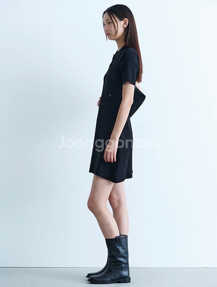 구호플러스 Ribbed Knit Dress 니트 원피스...--1