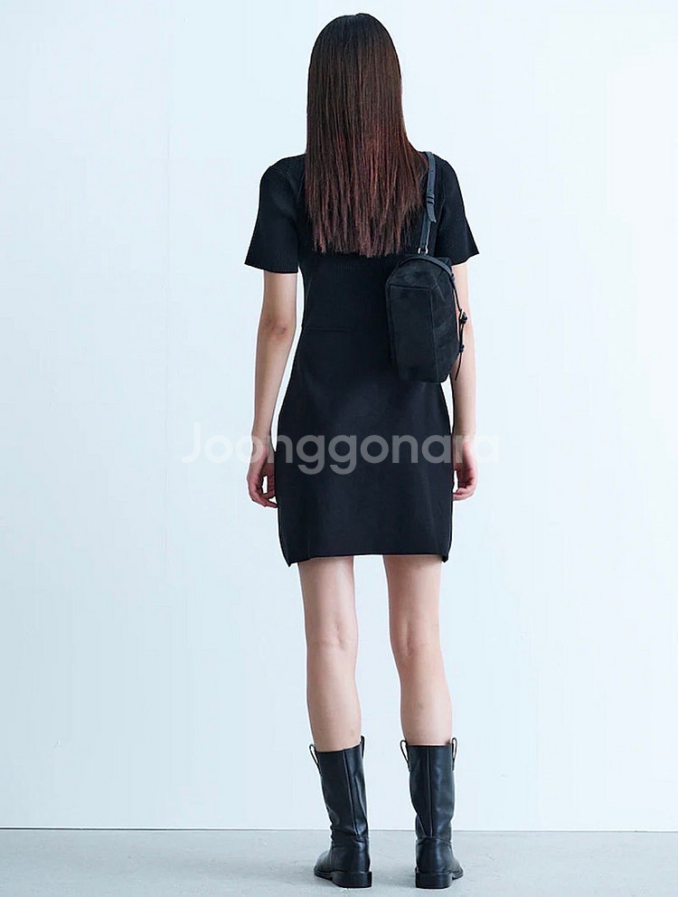 구호플러스 Ribbed Knit Dress 니트 원피스...--2