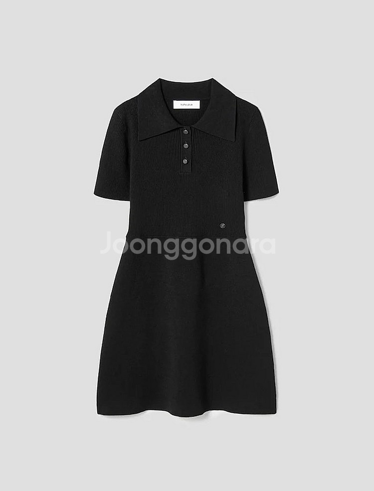 구호플러스 Ribbed Knit Dress 니트 원피스...--3