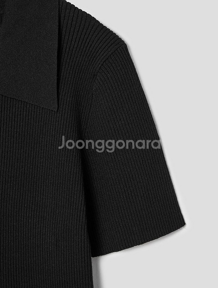 구호플러스 Ribbed Knit Dress 니트 원피스...--6