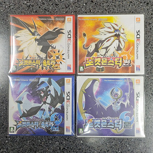 닌텐도 3ds 포켓몬스터 소프트 미개봉 4종