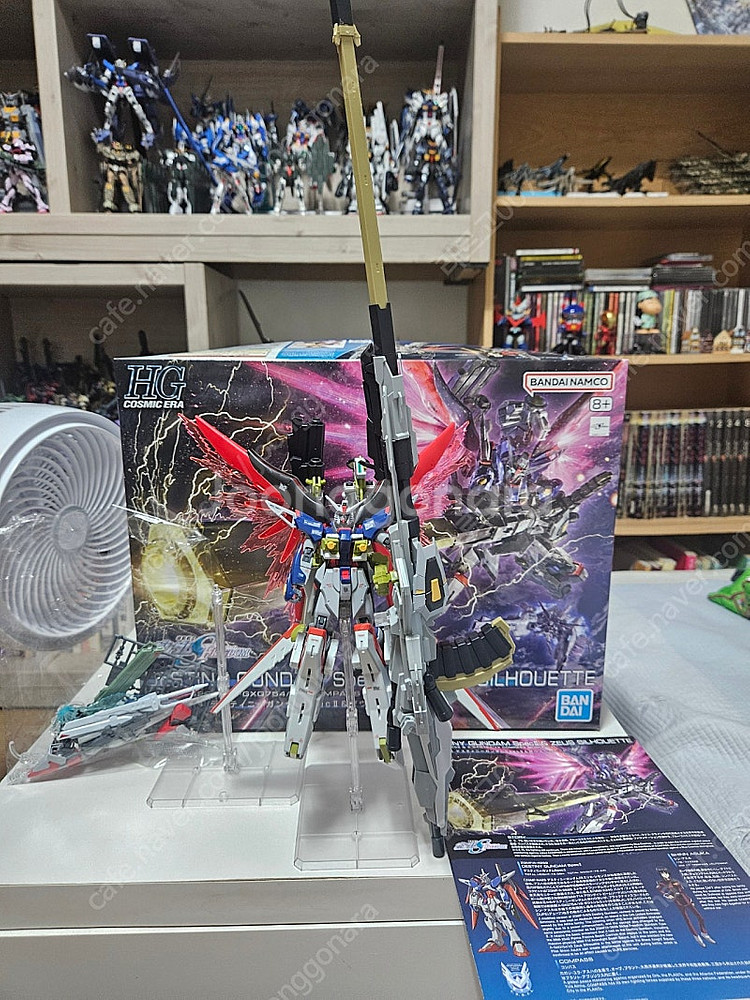 hg 데스티니 2식 + 제우스실루엣 가조 가조립--1