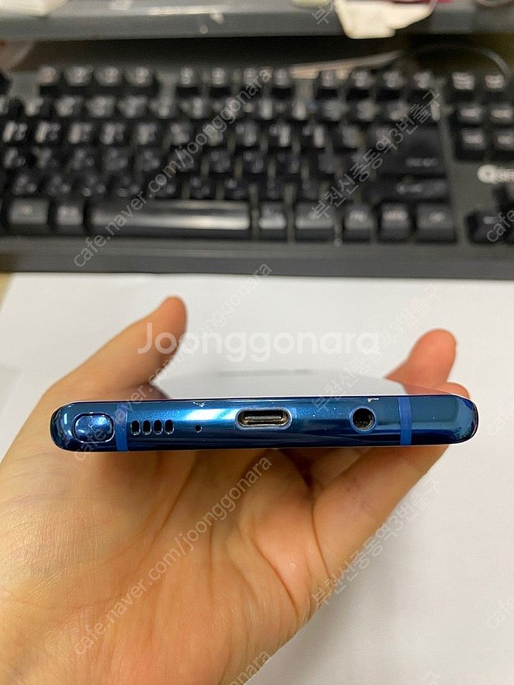 202994 갤럭시노트8 블루 외관깔끔 64GB 가성비...--7