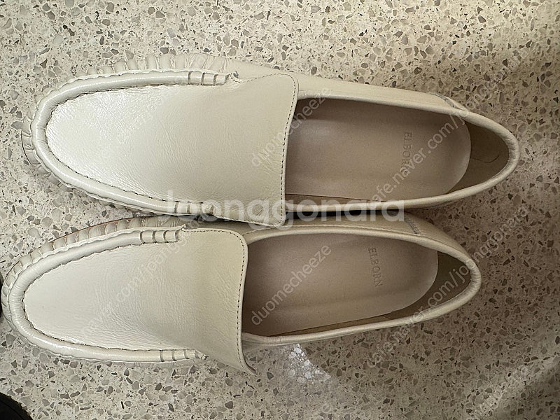엘보른 양가죽 로퍼 ivory mateo leather...--2