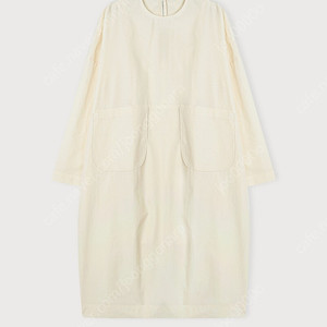 에토스 오버핏 포켓 드레스 아이보리 OVERFIT POCKET DRESS