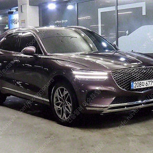 34,000 km GV70 중고 GV70 22년형 3.5T 가솔린 AWD 기본형 중고자동차가격 빨간색