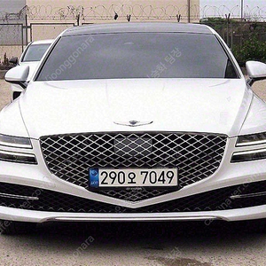 44,552 km 2021년식 제네시스 G80 중고 제네시스 중고 2.5 가솔린 터보 AWD 기본형 최저가 중고차 흰색