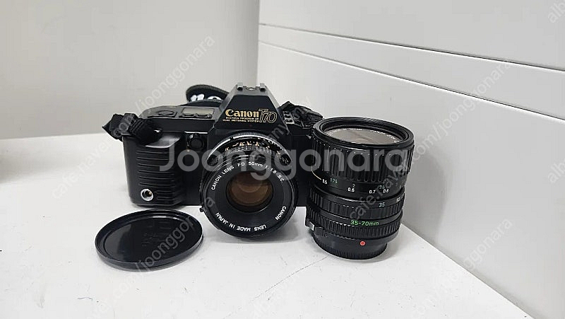 캐논 t70 fd50mm+new fd35-70 세트--0