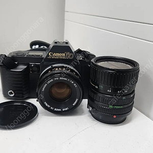 캐논 t70 fd50mm+new fd35-70 세트