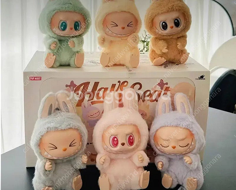 팝마트 정품 라부부 마카롱 키링 나랑같이 놀자 해브어시...--0