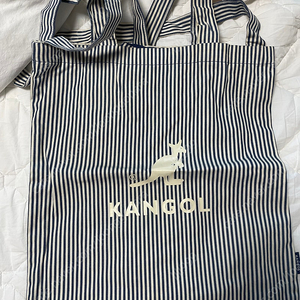 캉골 에코백 (스트라이프 블루)