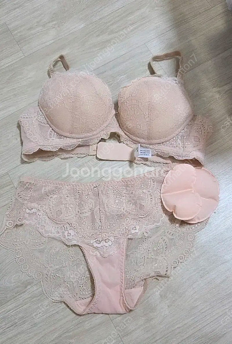 에블린 레이스 브라팬티 80B 새상품--1