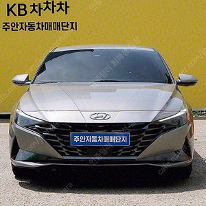 아반떼 중고차 아반떼 하이브리드 중고 차 회색 2021년식 66,508km 모던 수원중고차