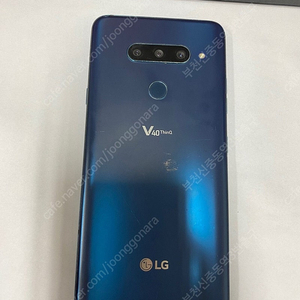 197879 LG V40 블루 파손폰 기능정상!! 128GB 무잔상 가성비게임폰 추천