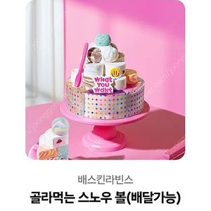 배스킨라빈스 골라먹는 스노우 볼